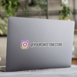 Instagramの名前 ソーシャルメディア ロゴ アイコン  シール