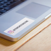 Instagramの名前 ソーシャルメディア ロゴ アイコン  シール