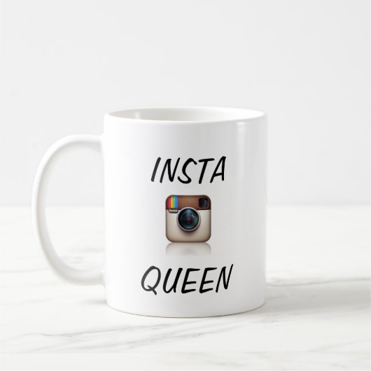 Instagramの女王 コーヒーマグカップ (左)