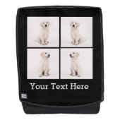 Instagramの家族写真犬猫の写真を作成して下さい バックパック (正面)