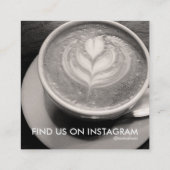 instagramの広告宣伝 スクエア名刺 (裏面)