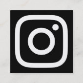 instagramの広告宣伝 スクエア名刺 (正面)