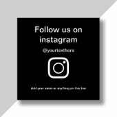 Instagramの後を追ソーシャルメディアネットワークについて スクエア名刺