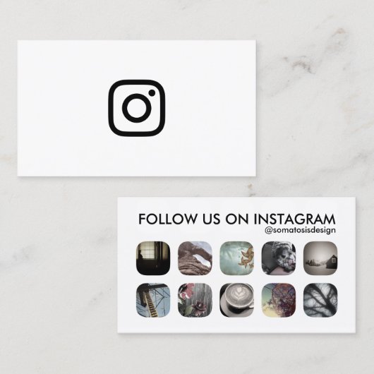 instagramの従節 名刺 (正面/裏面)