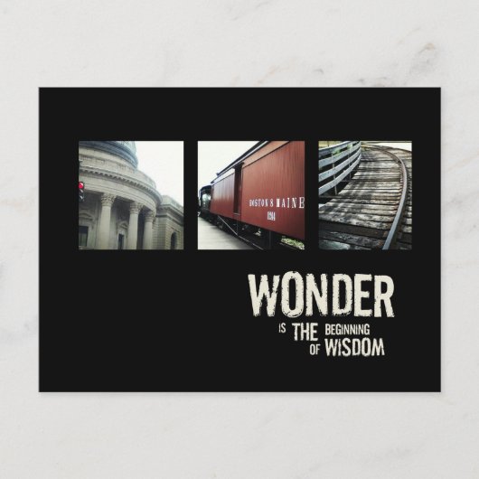 instagramの感動的写真 ポストカード (正面)