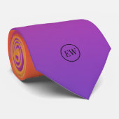 Instagramの色 |グラデーションサンセットメンズネックタイ ネクタイ (ロール)