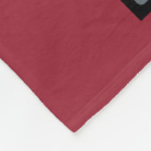 Instagramの2写真の赤くカスタムなフリースブランケット フリースブランケット (角)