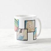 Instagramの6写真のカスタマイズ可能でクラシックなマグのデザイン コーヒーマグカップ (正面右)