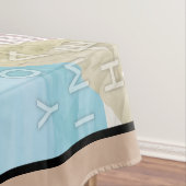 Instagramの6写真のベージュカスタムな綿のテーブルクロス テーブルクロス (インサイチュ)