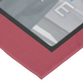 Instagramの6写真の赤くカスタムな綿のテーブルクロス テーブルクロス (アングル)