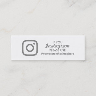 instagramのhashtag コーリングカード