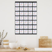 Instagramまたはフォト簡単テンプレート ポスター (キッチン)