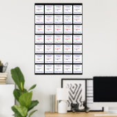 Instagramまたはフォト簡単テンプレート ポスター (ホームオフィス)