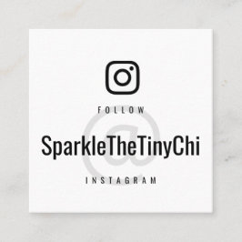 Instagramをフォロー ペット名刺 スクエア名刺