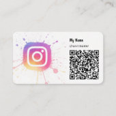 Instagramアイコンビジネスカード 名刺 (正面)