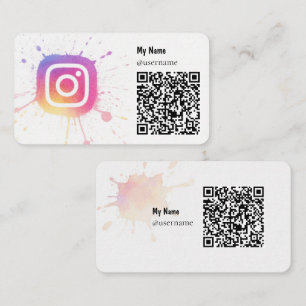 Instagramアイコンビジネスカード 名刺