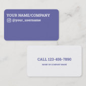 Instagramアイコン 名刺 (正面/裏面)