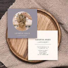 Instagramエレガント美容師シック・スクリプト コーリングカード