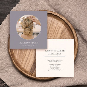 Instagramエレガント美容師シック・スクリプト コーリングカード