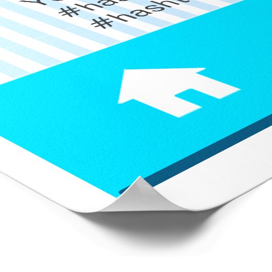 Instagramカスタムベビーショー用の自撮りフレームポスター ポスター (角)