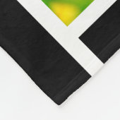 Instagramコラージュあなたの写真カスタムモノグラム フリースブランケット (角)