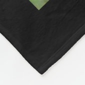 Instagramコラージュあなたの写真カスタムモノグラム フリースブランケット (角)