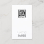 Instagramシンプルフォトコラージビジネスカードのクリーニング 名刺 (裏面)