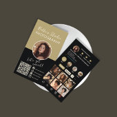 InstagramスキャンでQRコードベージュを接続 名刺