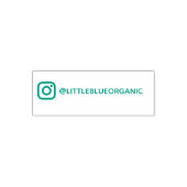 Instagramスタンプ | あなたのInstagramの名前 セルフインキングスタンプ (デザイン)
