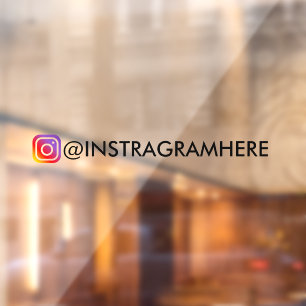 instagramステッカーSNSウィンドウカーデカール ウィンドウサイン