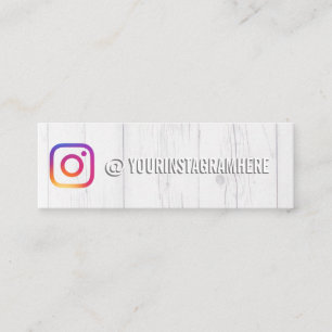 Instagramソーシャルメディアインフルエンサー スキニー名刺