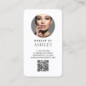 Instagramソーシャルメディアシンプルメイクアップ 名刺 (正面)