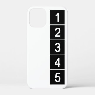 Instagramテンプレートホワイト5枚 iPhone 12 Mini ケース
