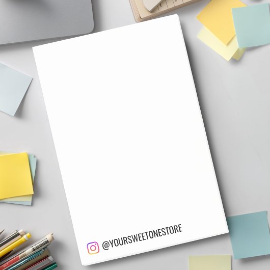Instagramハンドル名ソーシャルメディアアイコン プロモ ポストイット