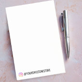 Instagramハンドル名ソーシャルメディアアイコン プロモ ポストイット