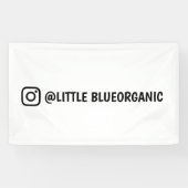 Instagramバナー｜あなたのInstagramの名前 横断幕 (横)
