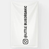 Instagramバナー｜あなたのInstagramの名前 横断幕 (縦)