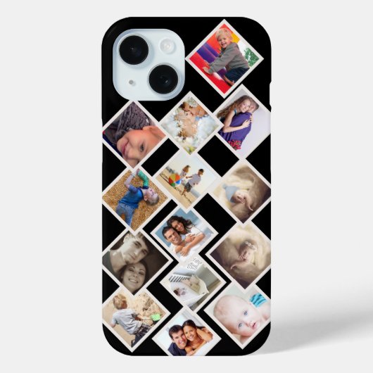 Instagramパーソナライズされたフォトコラージュ Case-Mate iPhoneケース (裏面)