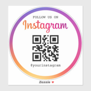 InstagramビジネスQRコード シール