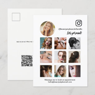 Instagramフォトグリッドコラージュ美しいソーシャルメディア ポストカード