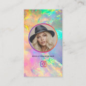 Instagramフォトグリッド後を追プロファイルOpal 名刺 (正面)