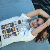 Instagramフォトコラージフォトグリッドプロモーション Tシャツ