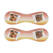 Instagramフォトコラージュとカラフルストライプ 野球ボール (パネル)