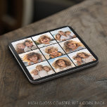 Instagramフォトコラージュと9つの正方形の写真 コースター<br><div class="desc">フレームのない写真を使用するこのストリップにお気に入りの写真とスナップショットを追加して、おもしろい・メモリ・キーパーを作成する。写真芸術的共有の最高の写真を表示する方法。</div>