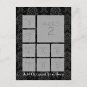 Instagramフォトコラージュと9つの正方形の写真 ポストカード (正面)