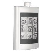 Instagramフォトコラージュと9枚の写真 フラスク (右)