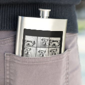 Instagramフォトコラージュと9枚の写真 フラスク (インサイチュ)