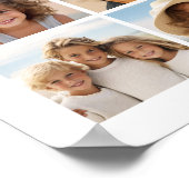 Instagramフォトコラージュと9枚の写真 ポスター (角)