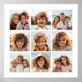 Instagramフォトコラージュと9枚の写真 ポスター (正面)