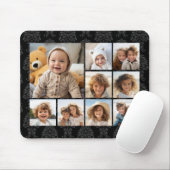 Instagramフォトコラージュと9枚の写真 マウスパッド (マウス)